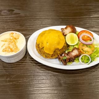 Camaro-fongo/shrimp mofongo