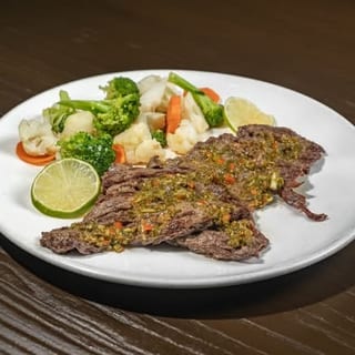 Mofongo/churrasco flank steak mofongo