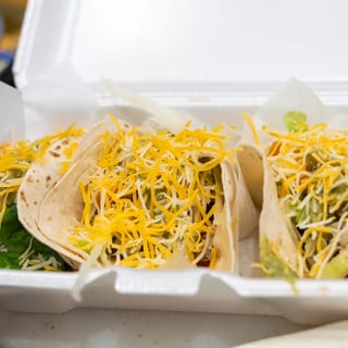 Chicken taco trio