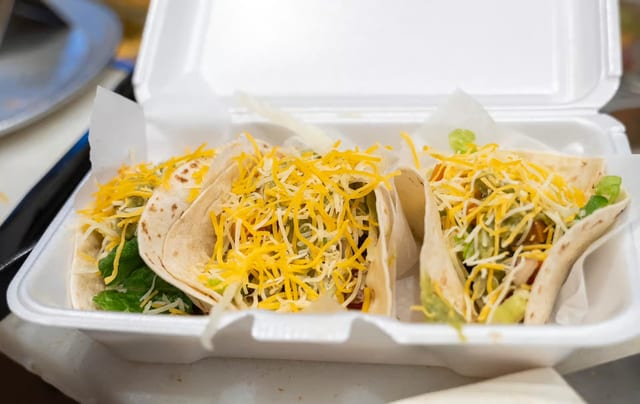 Chicken taco trio